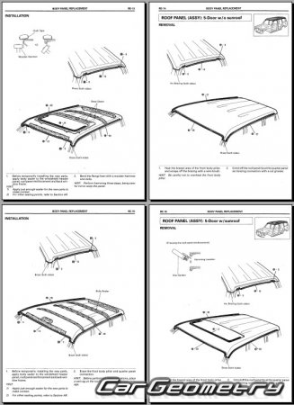 ������� ������ Toyota Land Cruiser Prado 90 1996�2003 Collision Repair Manual