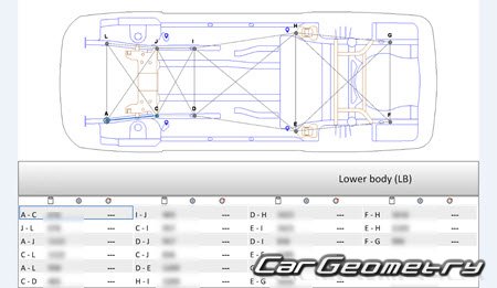 Volkswagen Jetta (Typ 1B) 2011-2018 Body dimensions