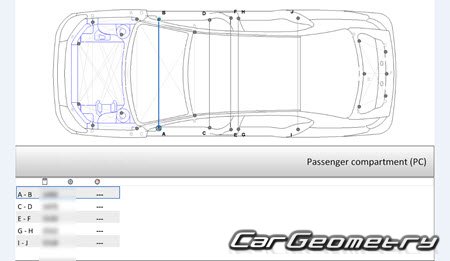 Volkswagen Jetta (Typ 1B) 2011-2018 Body dimensions
