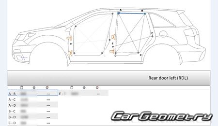 �������� ������� Acura MDX (YD2) 2010�2013 Body Repair Manual