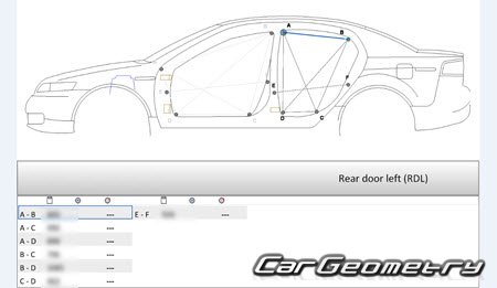 ������� ������ Acura TL 2004�2008 Body Repair Manual