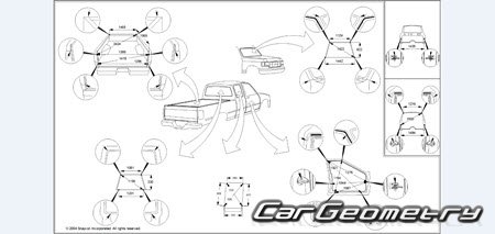 Toyota Truck & Pickup 1989�1995 Body dimensions