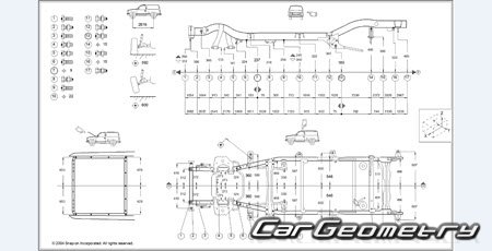 Toyota 4Runner (N120 N130) 1990�1995 Body dimensions