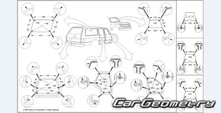 Toyota 4Runner (N120 N130) 1990�1995 Body dimensions