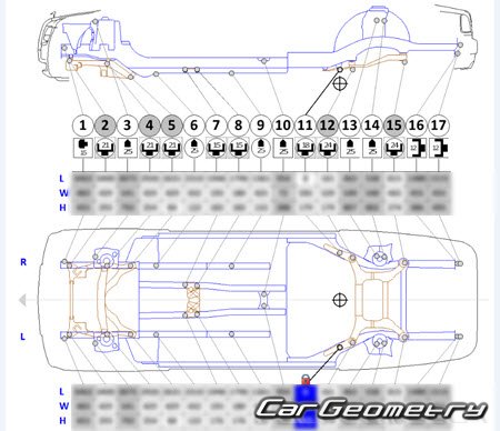 Rolls Royce Ghost (RR04) 2010-2019 Body dimensions