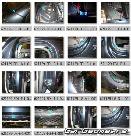 ����������� ����� ������� (Typ 1K) 2007�2009 Body dimensions