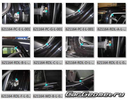 ����������� ����� (Typ 5K) 2009-2013 (3DR, 5DR Hatchback) Body dimensions