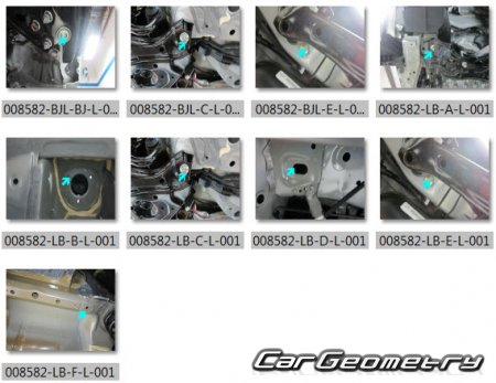 Acura ILX (DE) 2016-2020 Body dimensions