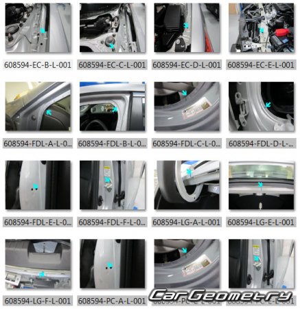 Acura ILX (DE) 2016-2020 Body dimensions