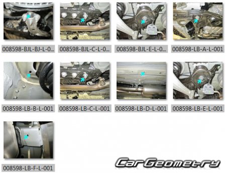 ������� ������ Acura RDX 2018-2025 Body Repair Manual
