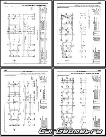 Toyota Truck & Pickup 1989�1995 Body dimensions