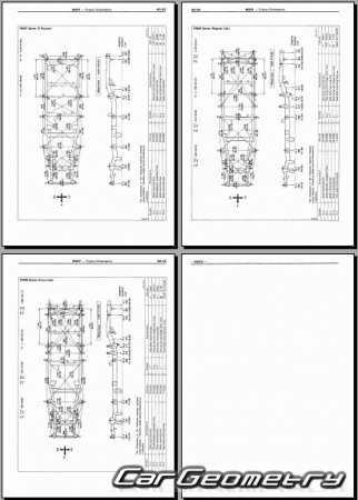 Toyota 4Runner & Truck (N50 N60 N70) 1986�1989 Body dimensions