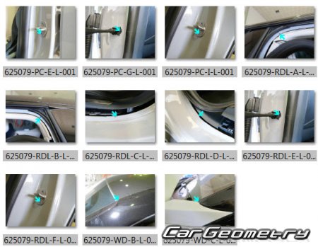 �������� ������� Zeekr X 2023-2028 Body dimensions