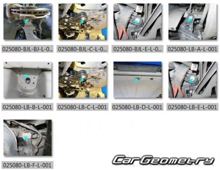 �������� ������� Zeekr X 2023-2028 Body dimensions