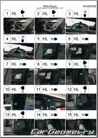 Rolls Royce Phantom VII (RR01) 2003-2017 Body dimensions