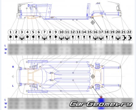 Rolls Royce Phantom VII (RR01) 2003-2017 Body dimensions
