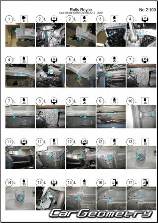 Rolls Royce Ghost (RR04) 2010-2019 Body dimensions