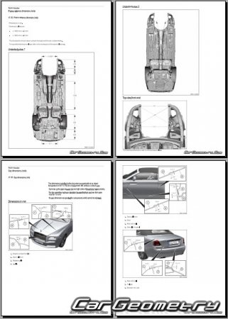 Rolls Royce Dawn (RR06) 2016-2025 Body dimensions
