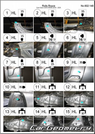 Rolls Royce Dawn (RR06) 2016-2025 Body dimensions