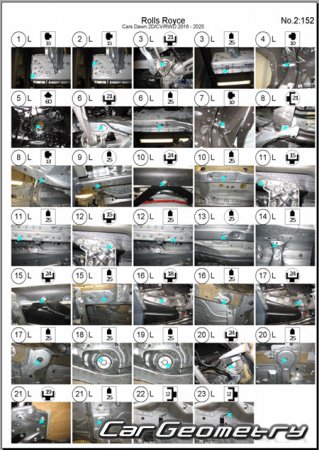 Rolls Royce Dawn (RR06) 2016-2025 Body dimensions