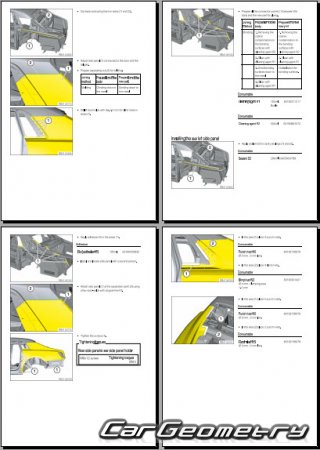 Rolls Royce Ghost (RR21 RR22) 2020-2026 Body dimensions