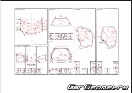 Кузовные размеры Toyota Sequoia Hybrid (VXKH80 VXKH85) 2023-2030 Collision Repair Manual Кузовные размеры Toyota Sequoia Hybrid (VXKH80 VXKH85) 2023-2030 Collision Repair Manual