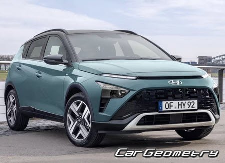 �������� ������� Hyundai Bayon (BC3 CUV) 2021-2027, ��������� ������ ������ �����, ����������� ������� ������ ����� �����