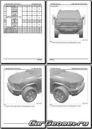 ������� ������ Dongfeng MHERO 2 (M-Hero 817) � 2025 Body Repair Manual