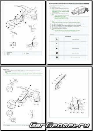 Toyota Corolla Altis 2014-2019 (����) Collision Repair Manual