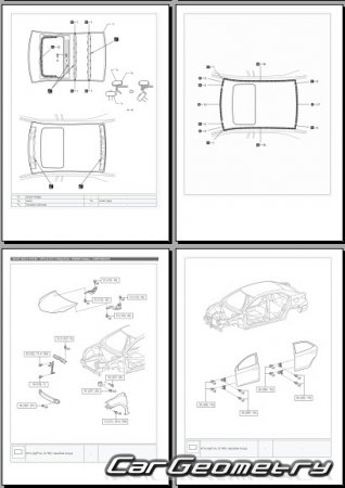 Toyota Corolla Altis 2014-2019 (����) Collision Repair Manual