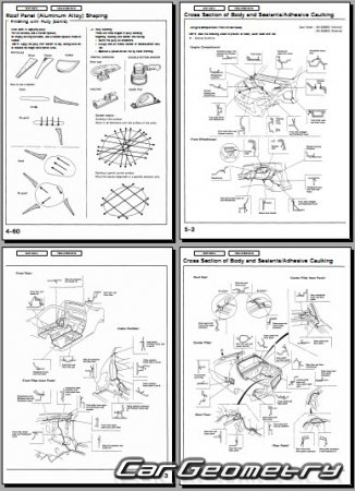 Honda Civic Del Sol (EH6 EG2) 1993-1997 Body Repair Manual