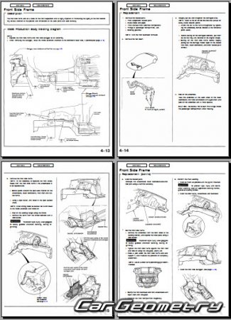 Honda Civic Del Sol (EH6 EG2) 1993-1997 Body Repair Manual
