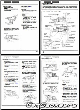 Honda Civic Del Sol (EH6 EG2) 1993-1997 Body Repair Manual
