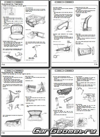 Honda Civic Del Sol (EH6 EG2) 1993-1997 Body Repair Manual