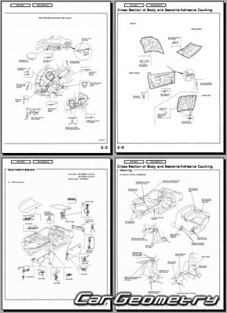 Honda Civic Del Sol (EH6 EG2) 1993-1997 Body Repair Manual