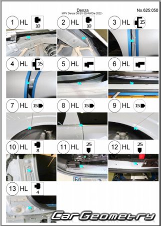 BYD Denza D9 EV 2024-2030 Body Repair Manual