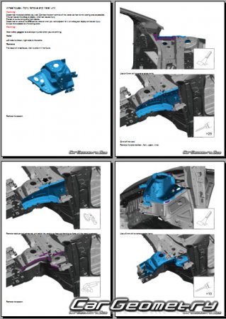 �������� ������� Zeekr X 2023-2028 Body Repair Manual