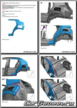 �������� ������� Zeekr X 2023-2028 Body Repair Manual