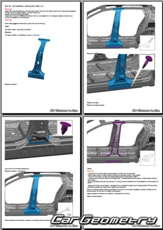 �������� ������� Zeekr X 2023-2028 Body Repair Manual