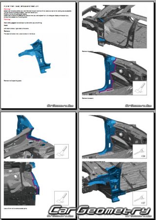�������� ������� Zeekr X 2023-2028 Body Repair Manual