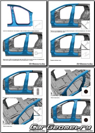 �������� ������� Zeekr X 2023-2028 Body Repair Manual