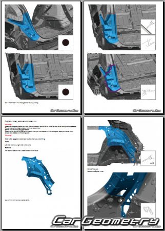 �������� ������� Zeekr X 2023-2028 Body Repair Manual