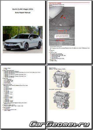 Kia K4 (CL4M) Sportswagon � 2025 Body Repair Manual