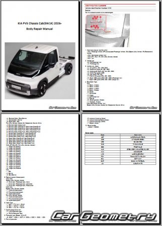 KIA PV5 Chassis Cab (SW1K) � 2026 Body Repair Manual