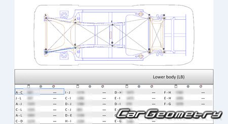 Кузовные размеры Kia Telluride (LQ2A) с 2026 Body Repair Manual Кузовные размеры Kia Telluride (LQ2A) с 2026 Body Repair Manual