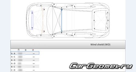 Honda Vezel (RV3 RV4) 2021-2028 (RH Japanese market) Body dimensions