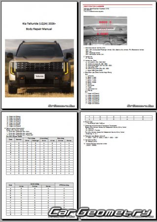�������� ������� Kia Telluride  (LQ2A) � 2026 Body Repair Manual