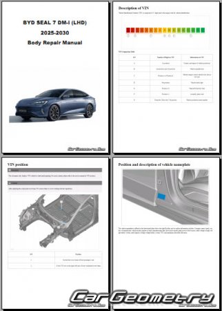 BYD Seal 7 DM-i 2025-2030 Body Repair Manual