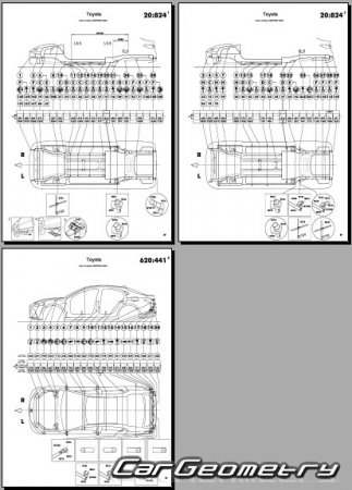 ������� ������ Toyota Camry (XV80) 2024-2031 Collision Repair Manual