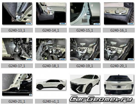 �������� ������� Cadillac Lyriq 2023-2030 Body Repair Manuals